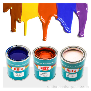 REZ -Autofarbe Distributor Automotive Refinish Car Paint Color Complete Formeln Autosautobeschichtung